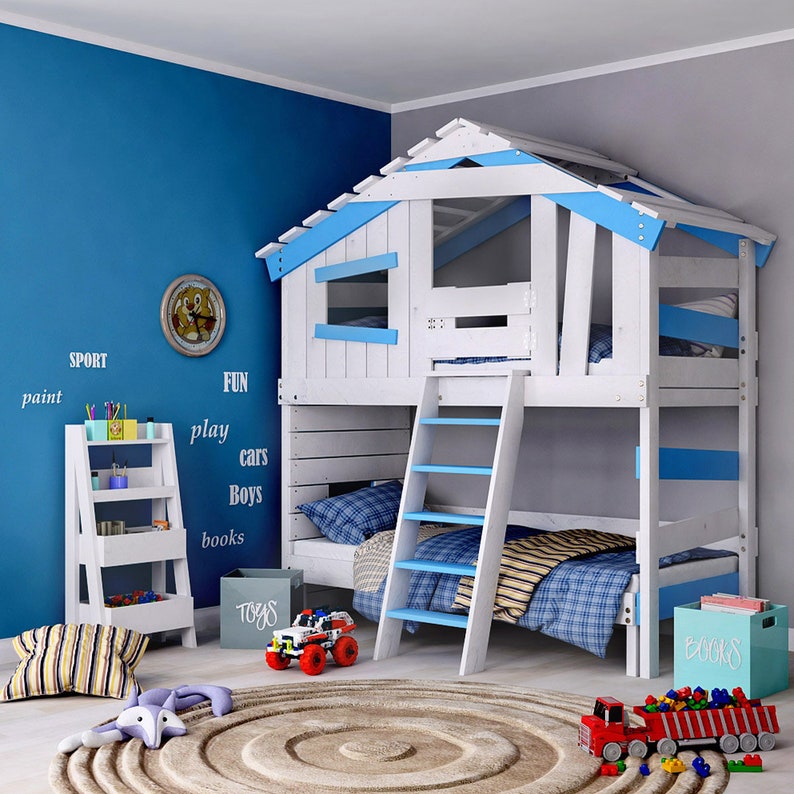 double bed design for child