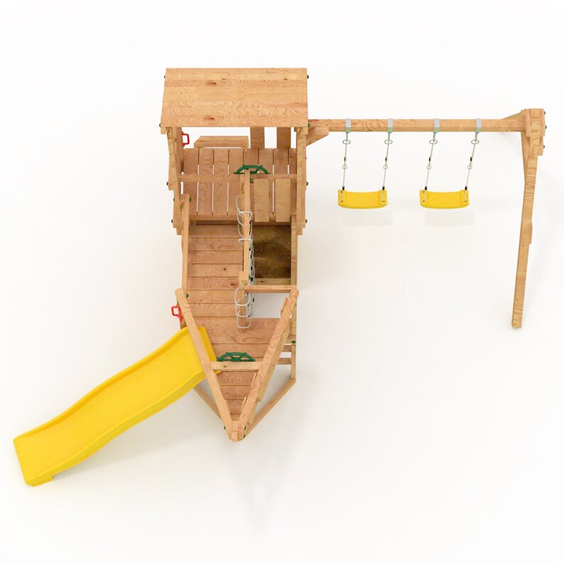 childrens wooden pirate ship climbing frame
