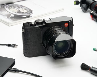 Martinduke epsom leather half case for Leica Q3