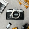 TP ORIG half case for Olympus OM-1/ 2/ 3/ 4