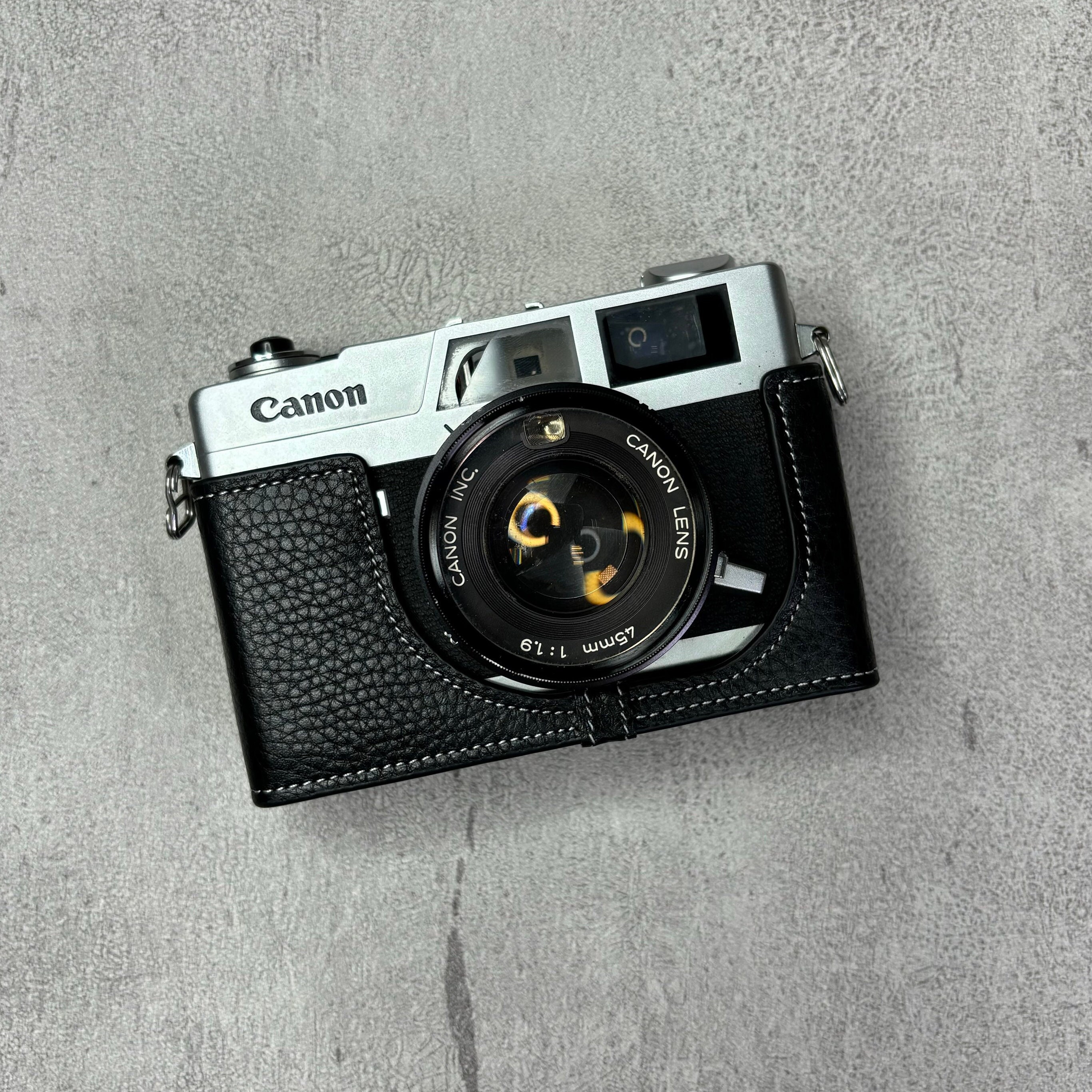 metal front Lens Cap/Cover protector hood for canon canonet