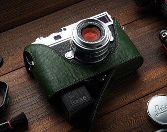 Martinduke epsom leather half case for Leica M11