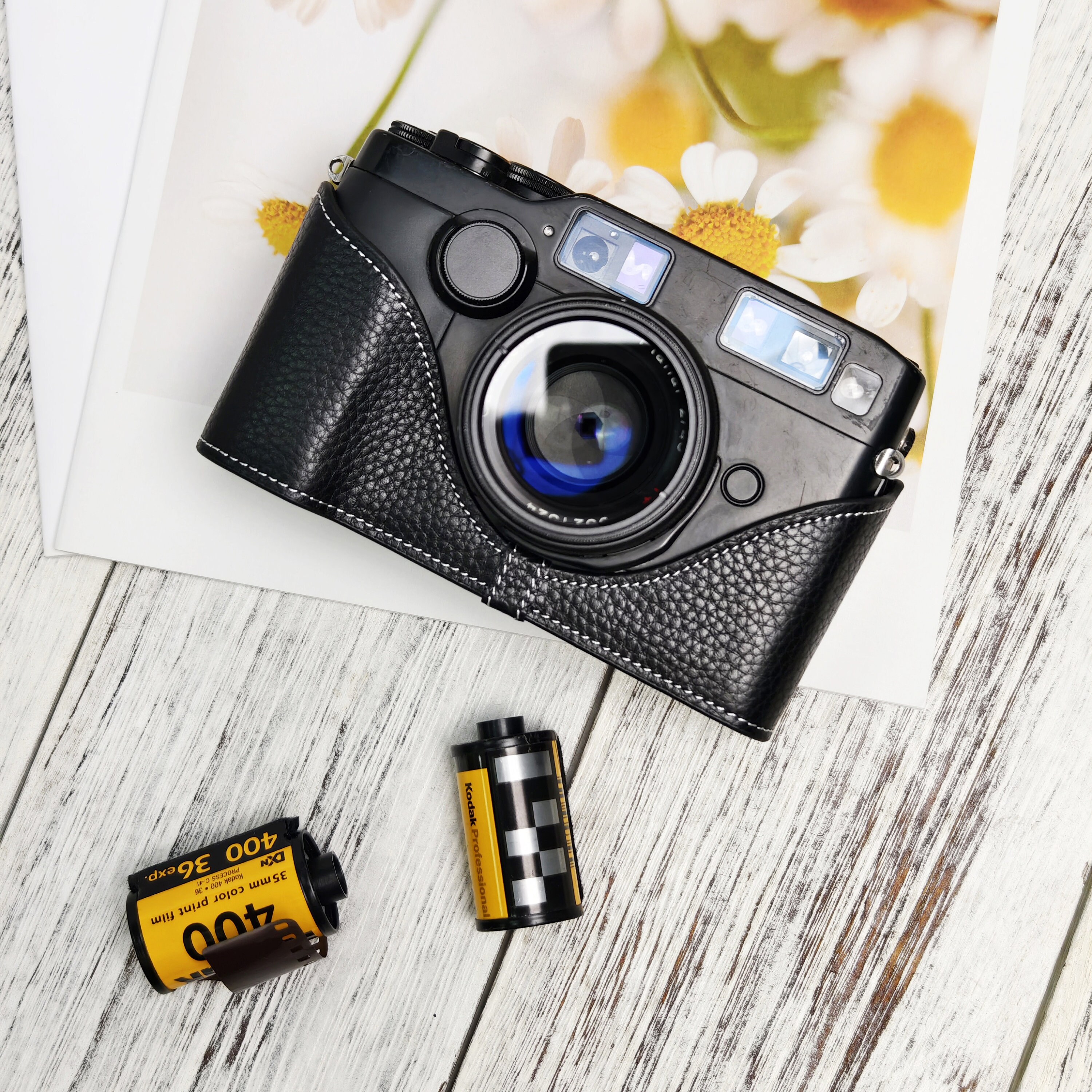 CONTAX GC-210、GC-211 G2 G2用ケース Amazon.com : Contax G2 Case, BolinUS Handmade Genuine Real