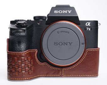 Martinduke half case for Sony A7II/ A7RII (Italian Leather Weaving)