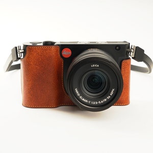  Genuine Leather Camera Case for GARIZ Leica D-LUX (Typ109),  HG-DLUXBR Brown : Electronics