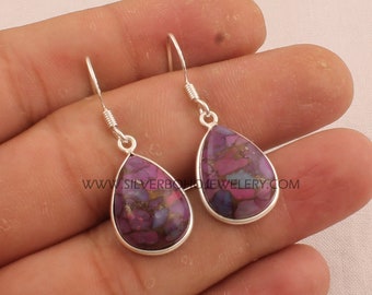 Composite Turquoise+Citrine Gemstone Handicraft Earring Cabochon /& Cut Stone/'s Boho Earring Antique Silver Combo Earring Etsy Cyber-2019
