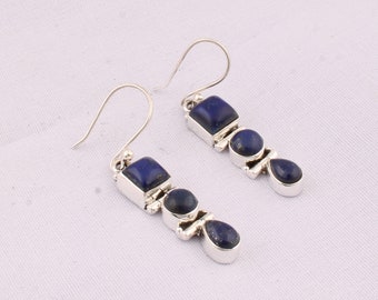 Composite Turquoise+Citrine Gemstone Handicraft Earring Cabochon /& Cut Stone/'s Boho Earring Antique Silver Combo Earring Etsy Cyber-2019