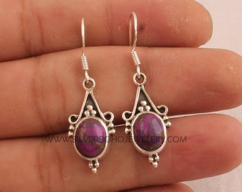 Composite Turquoise+Citrine Gemstone Handicraft Earring Cabochon /& Cut Stone/'s Boho Earring Antique Silver Combo Earring Etsy Cyber-2019