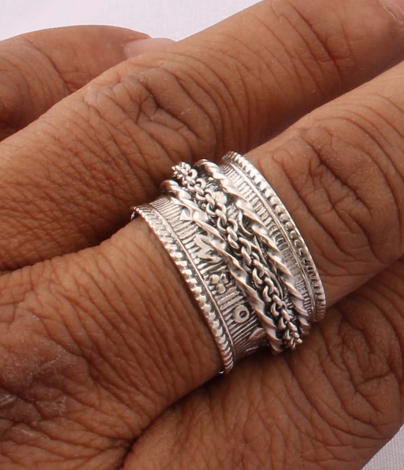 Daumen Ring 925Antique Silber Ring Sterling Silber Ring Etsy