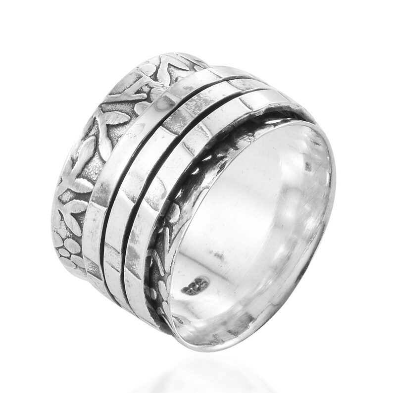 Thumb Ring 925-Sterling Silver Ring,Antique Silver Ring,Handicraft Boho Ring,Spinner Ring Gift For Her,Wedding Ring Etsy Cyber-2019