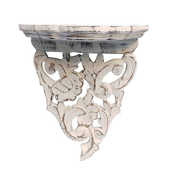 Thekraftindia Decorative Wooden Corbels Shelf Brackets With Etsy