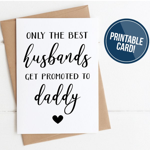 Pregnancy Announcement to Husband Card Etsy