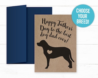 Dog Dad Father's Day Card | for Dog Dad | Happy Pawther's Day | Blank Inside