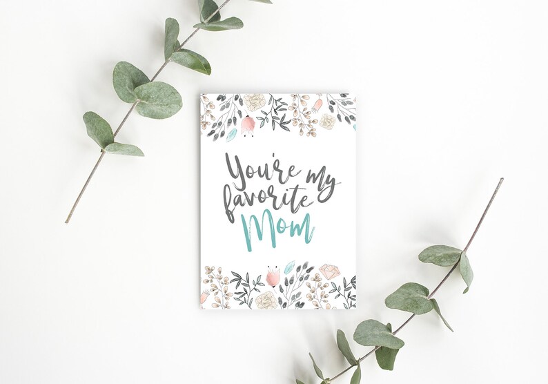Printable Funny Mom Birthday Card Happy Birthday Mother - Etsy