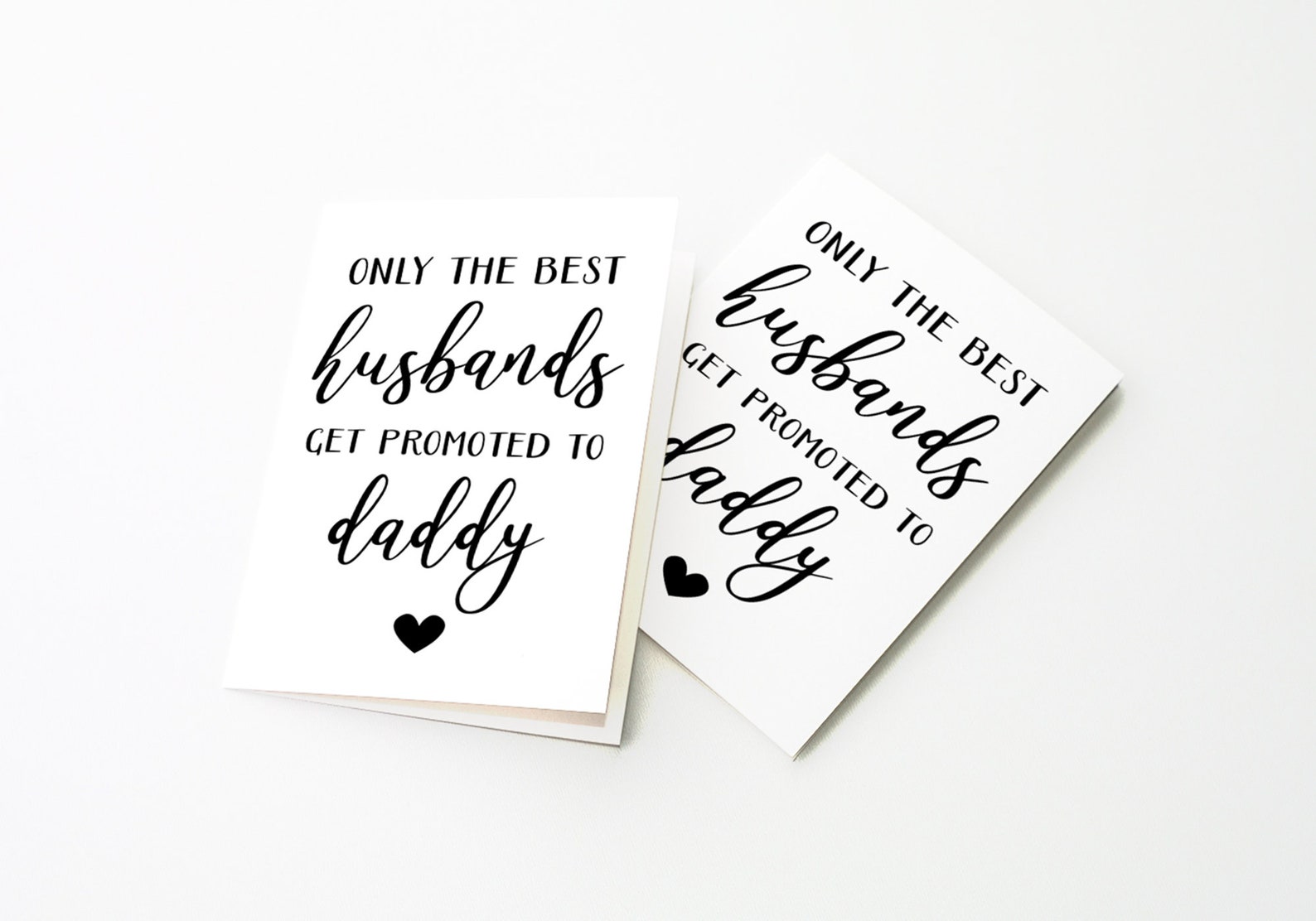 Pregnancy Announcement Card for Husband Only the Best Etsy