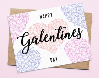 Galentines Day Card or Card Set | Valentines Day Card | Happy Galentine's Day Gift | for friends | for coworkers