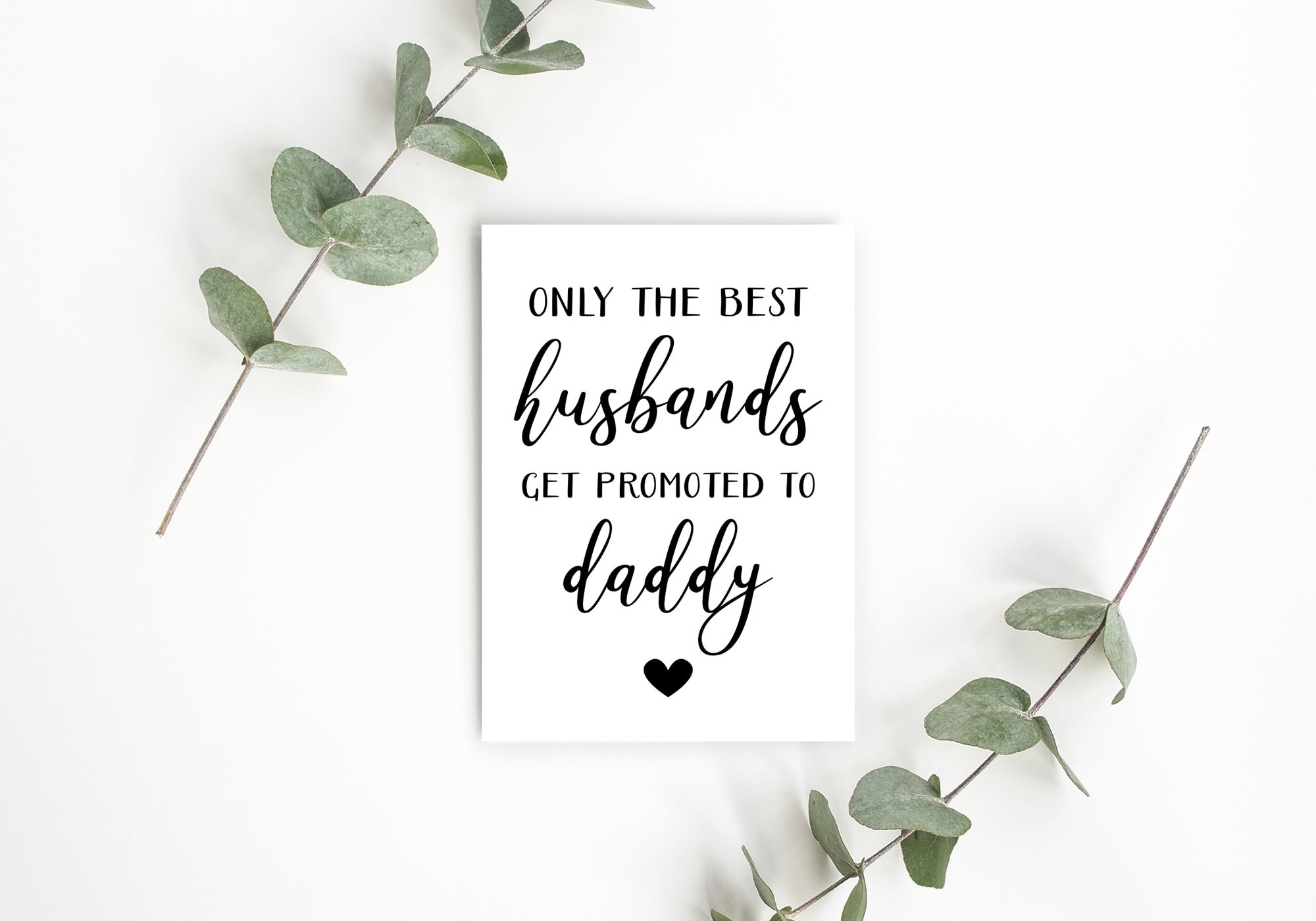 PRINTABLE Pregnancy Announcement to Husband Downloadable | Etsy
