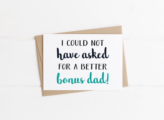 bonus dad card