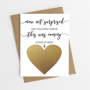 SCRATCH OFF Godparents card | Personalized Godfather Card | Godmother | Now Act Surprised