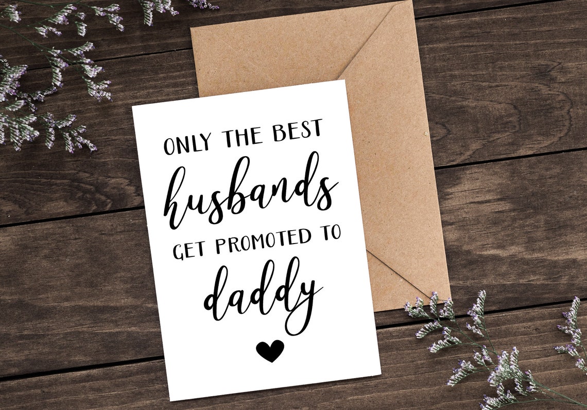 PRINTABLE Pregnancy Announcement to Husband Downloadable | Etsy