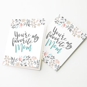 Printable Funny Mom Birthday Card, Happy Birthday Mother, You're My ...