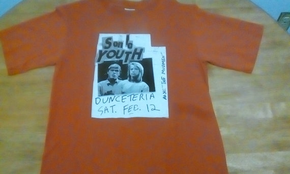 Vintage Sonic Youth & The Mudmen Dunceteria Tee