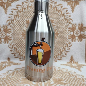 Growler. Fill It With Your Favorite Beer, a Soft Drink, or Any Beverage