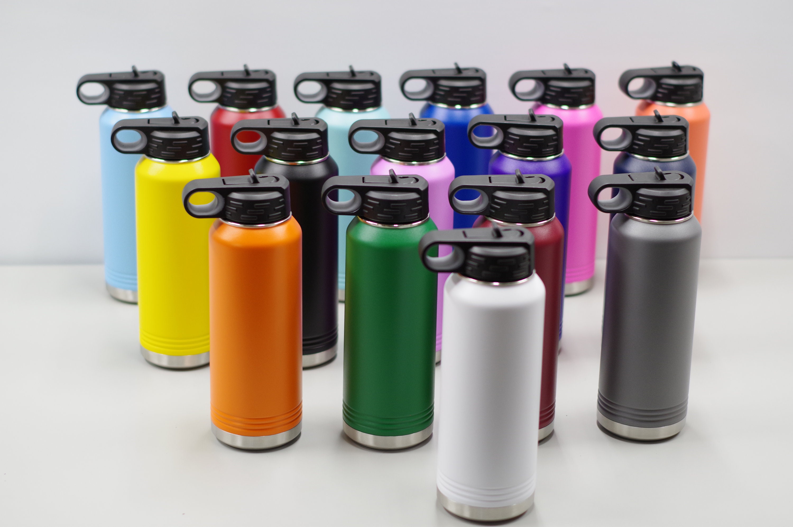 32oz Water Bottle, perfect to carry anywhere, Polar Camel hot or cold, add you color logo, a color photo or names in color
