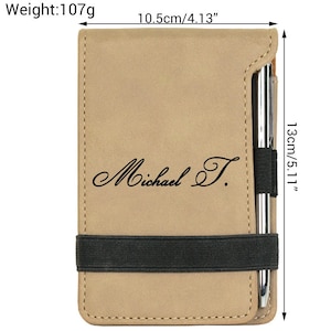 Pocket notepad with pen perfect for a gift, business give away or just for yourself