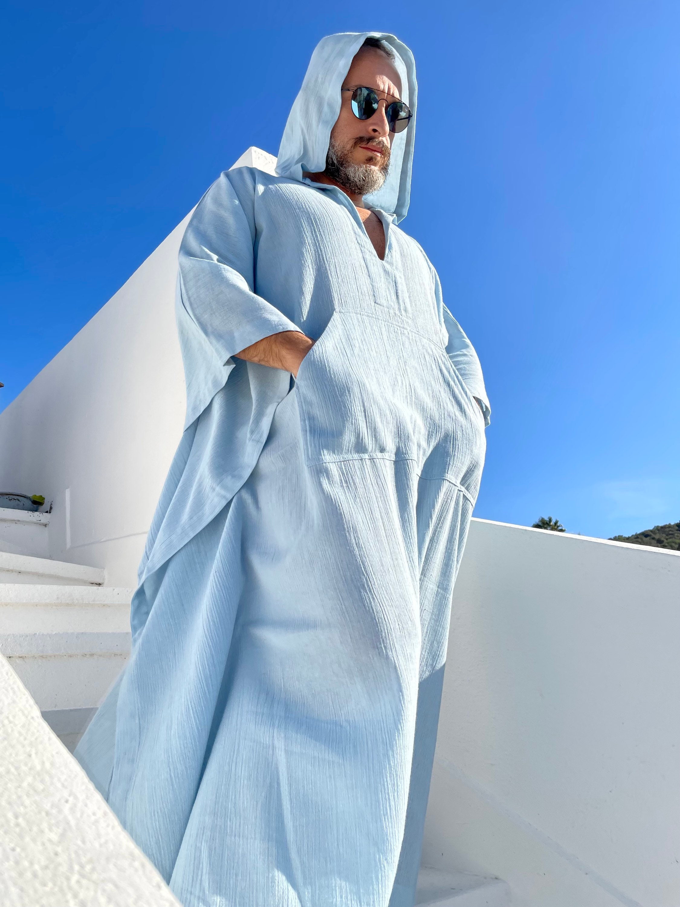 cowl kaftan with sleeve