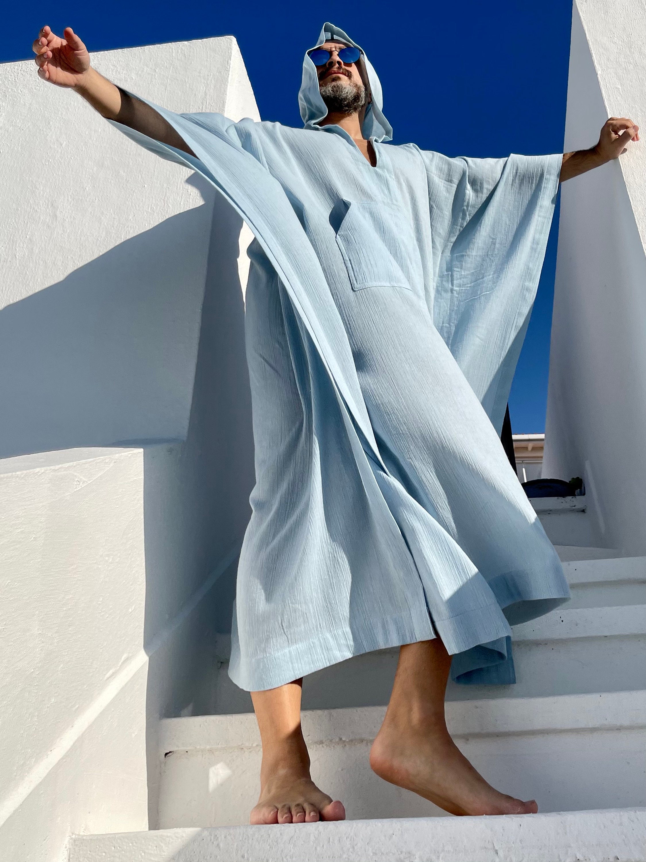 cowl kaftan with sleeve