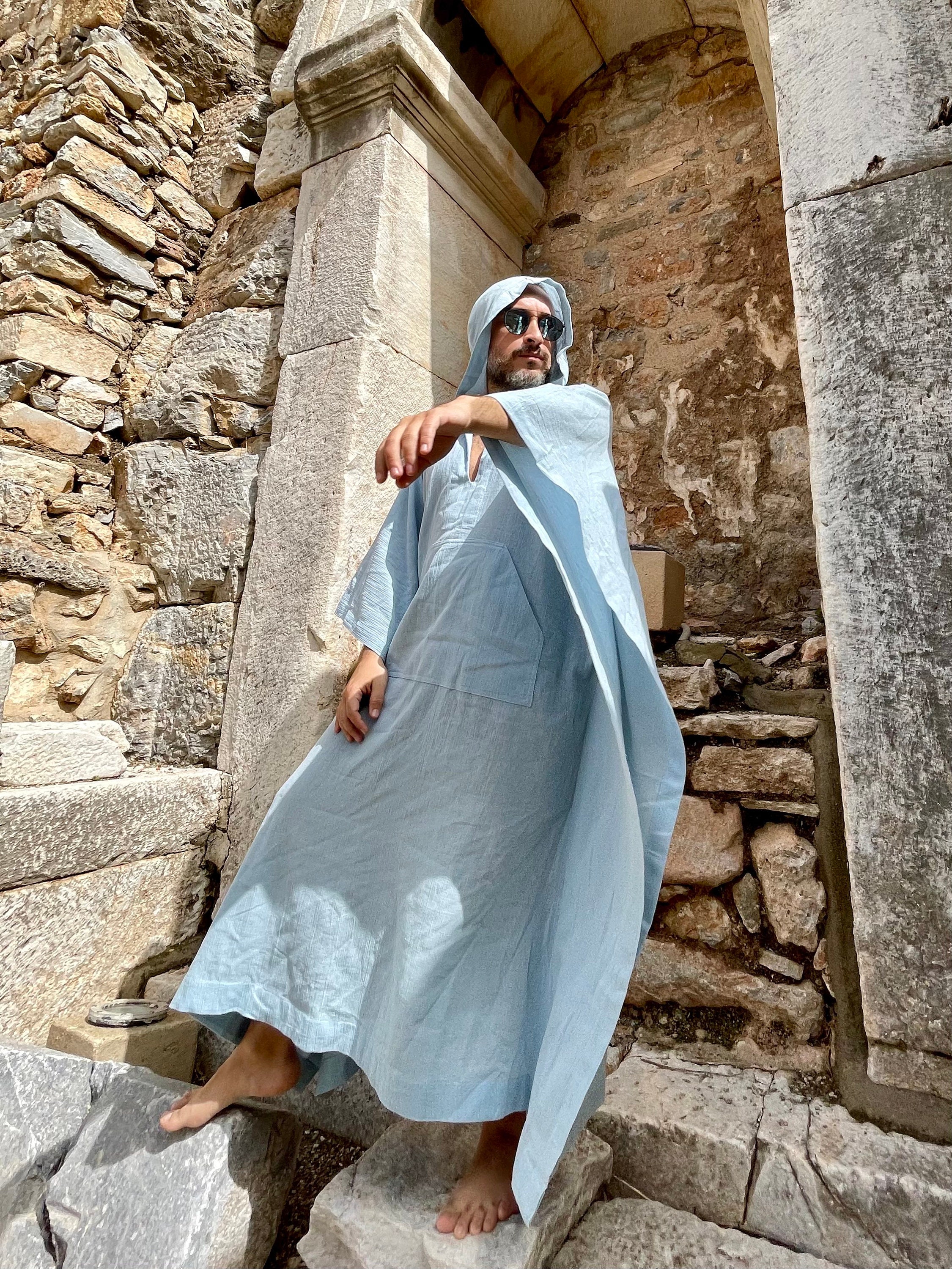 cowl kaftan with sleeve