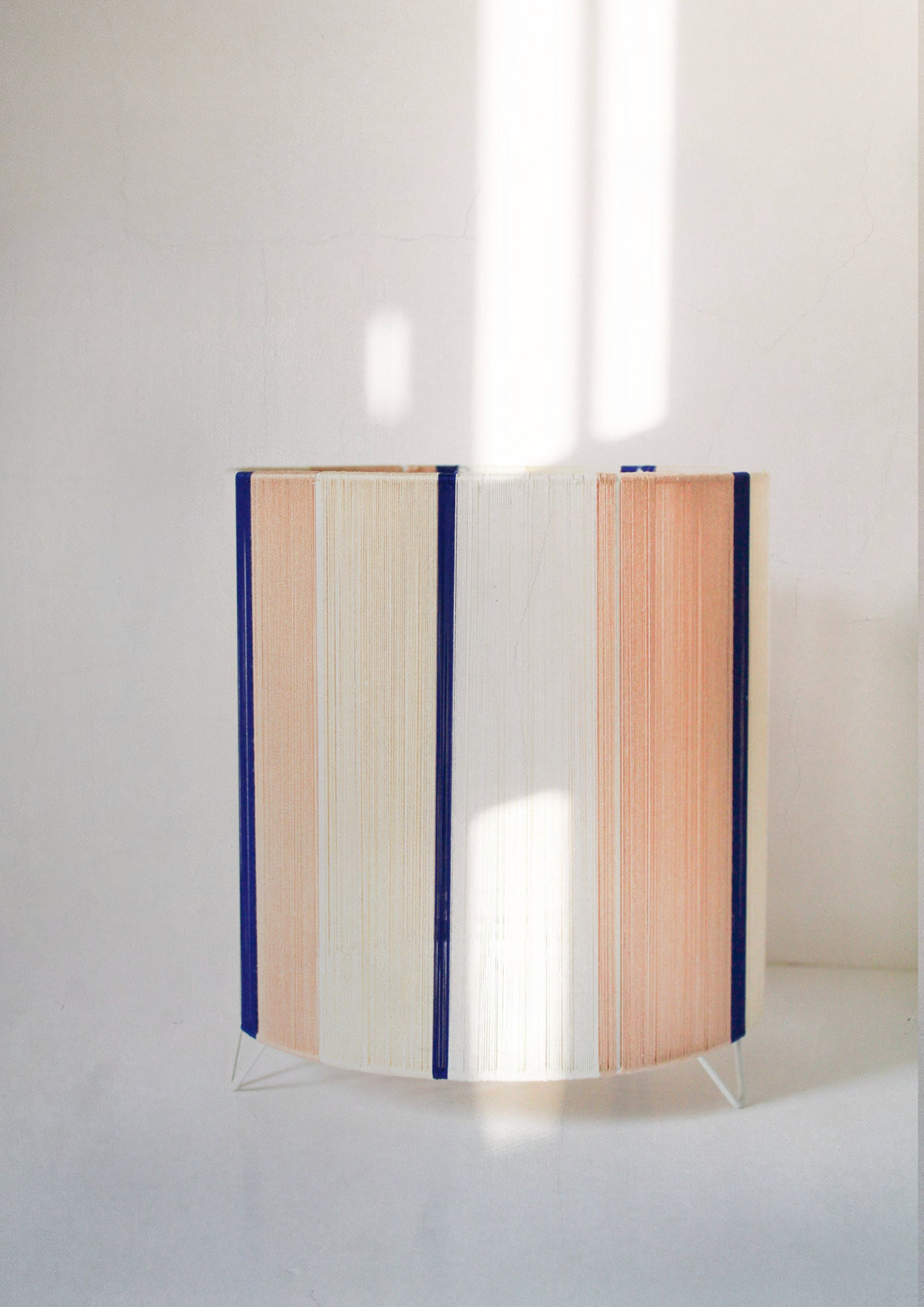 Lampe à Poser en Fil de Coton, Tissé La Main, Lampe Moderne, Design