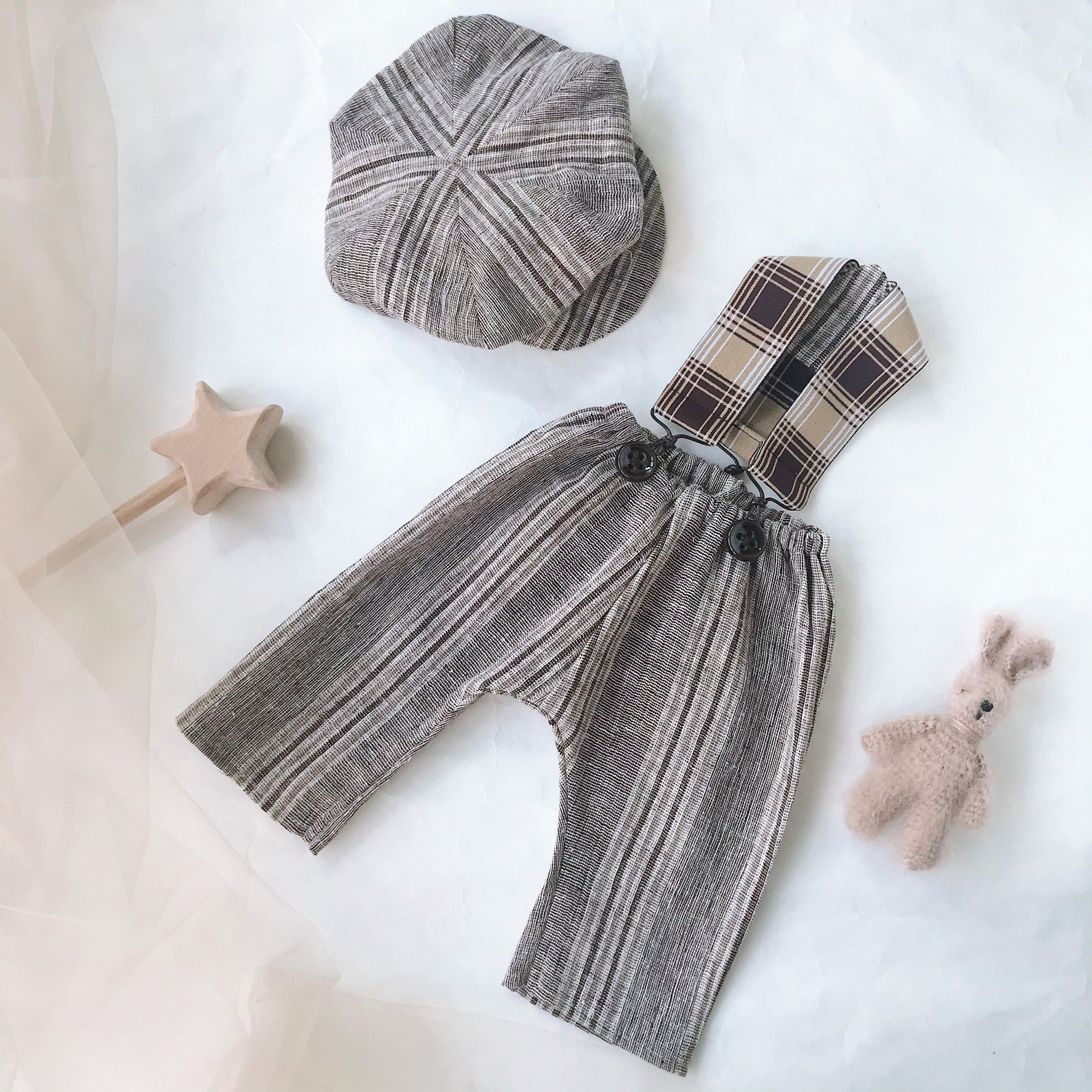 Newborn Boy Set Newborn Pants with Cap Etsy