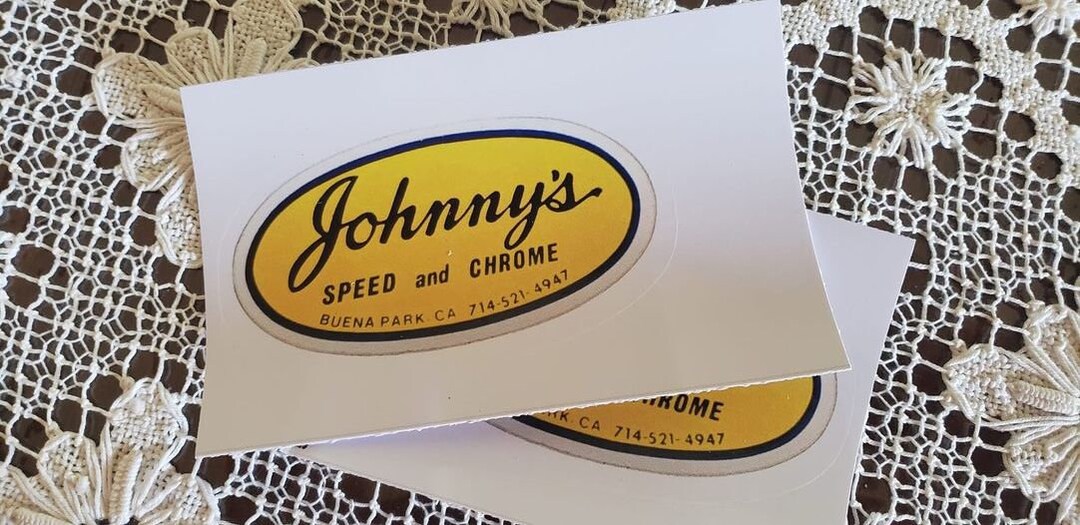 JSC Johnny's Speed and Chrome Decals Etsy Australia