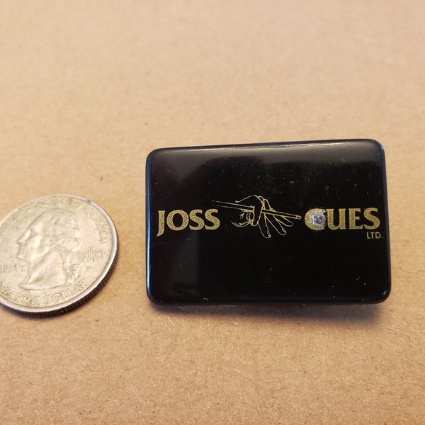 Early 1990's JOSS CUES light up Pin RARE Billiards Pool Snooker