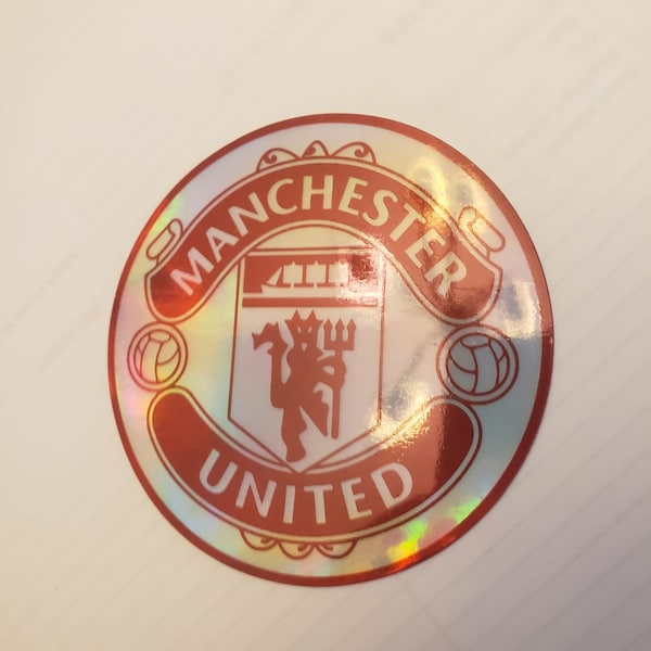 3 inch Hologram Manchester United Decal