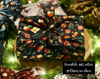 FUROSHIKI reusable fabric gift wrapping, zero waste, perpetual packaging, responsible and sustainable