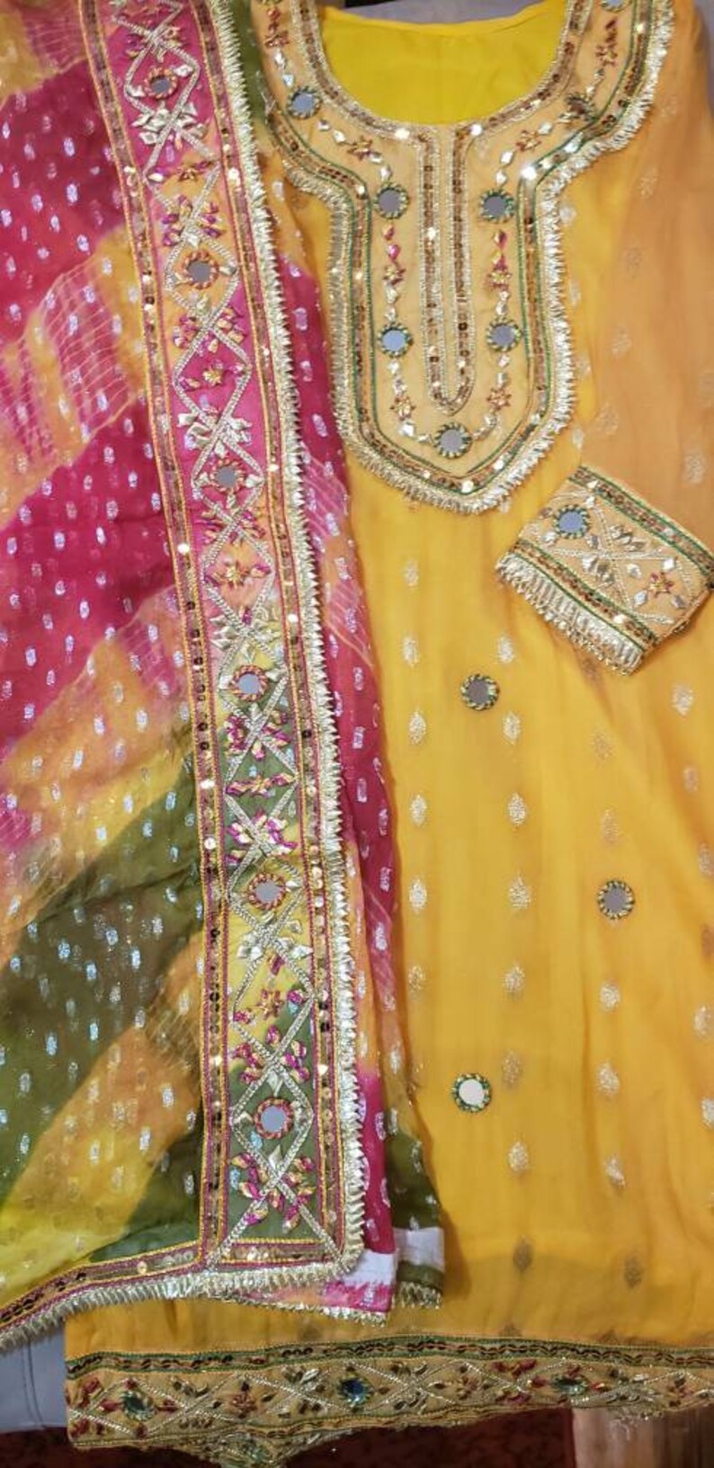 heavy salwar suit material
