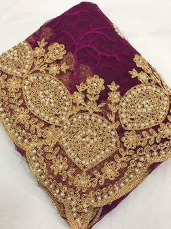 embroidery saree
