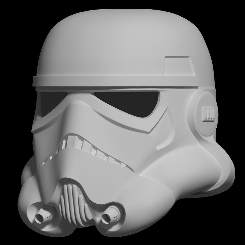 3d printing stormtrooper helmet