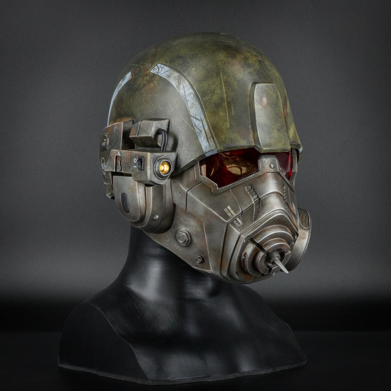NCR ranger riot gear helmet inspired by Fallout New Vegas Etsy