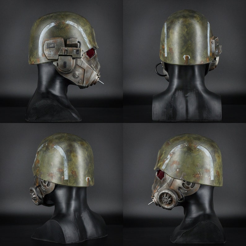 NCR ranger riot gear helmet inspired by Fallout New Vegas Etsy