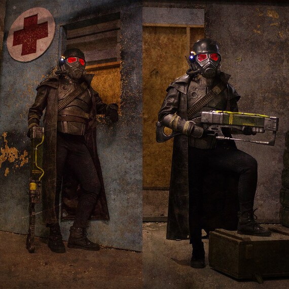 Ncr Ranger Helmetarmorraincoat Inspired By Fallout New Etsy