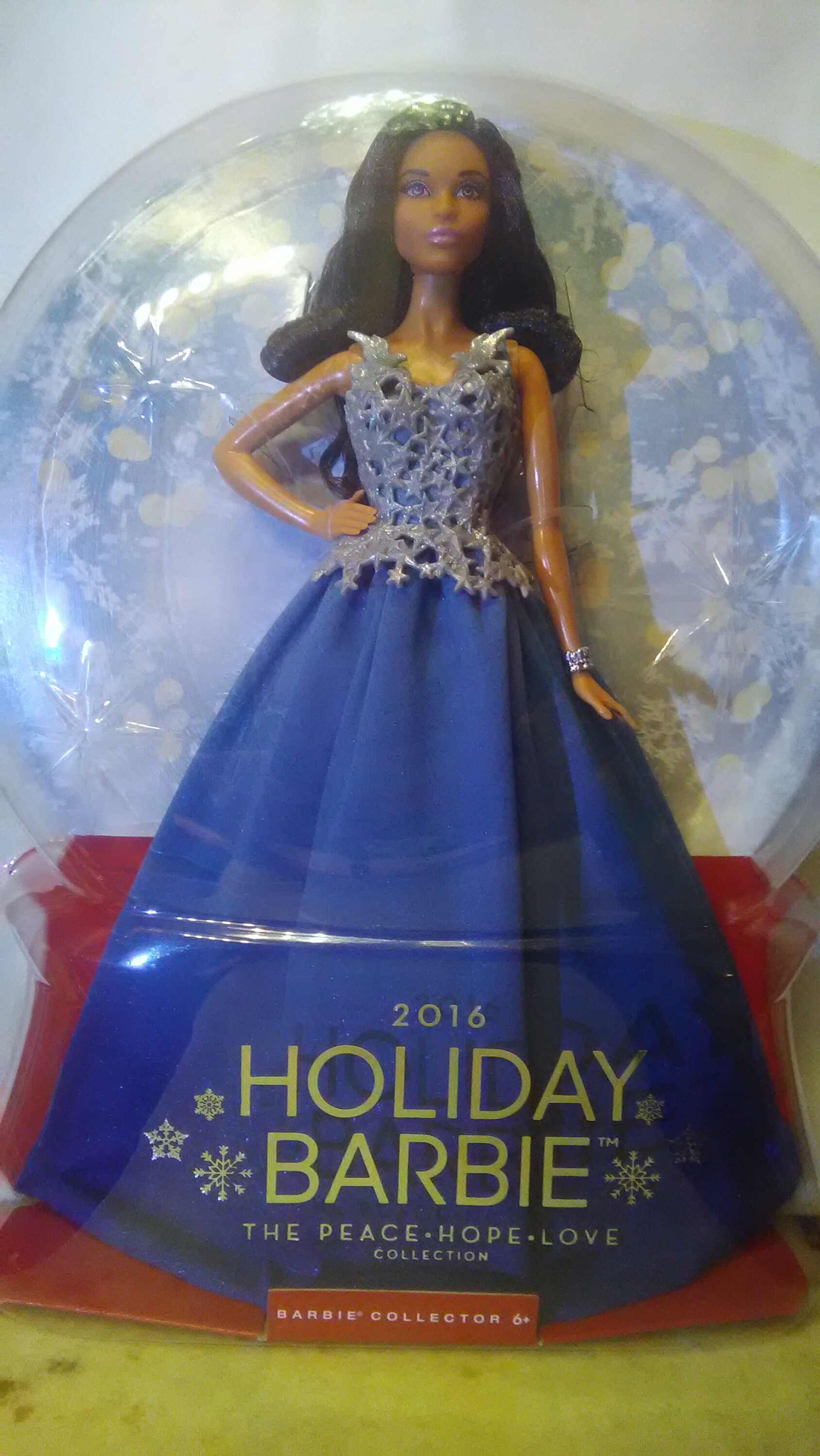 2016 holiday barbie peace top hope love