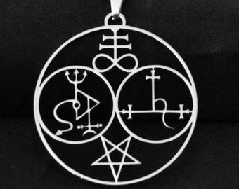 Pendant Seal of Samael and Lilith symbolism UNITED