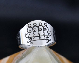 RE PAIMON adjustable ring in 316L stainless steel