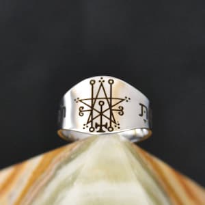 Adjustable Astaroth ring in stainless steel