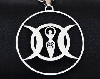 Triple MOON Spiral Goddess