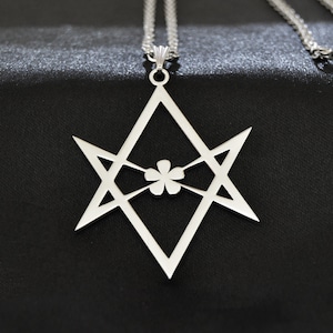 Unicursal Hexagram with glossy satin finish